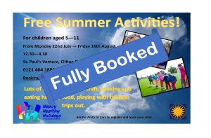Free Activities Fully Booked Poster