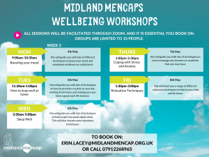 Midland Mencap Wellbeing Workshops 4th May - 8th May #1