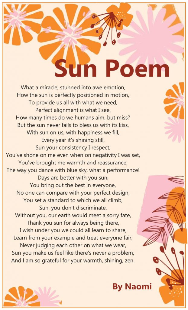 Poem by Children's Centre Parent
