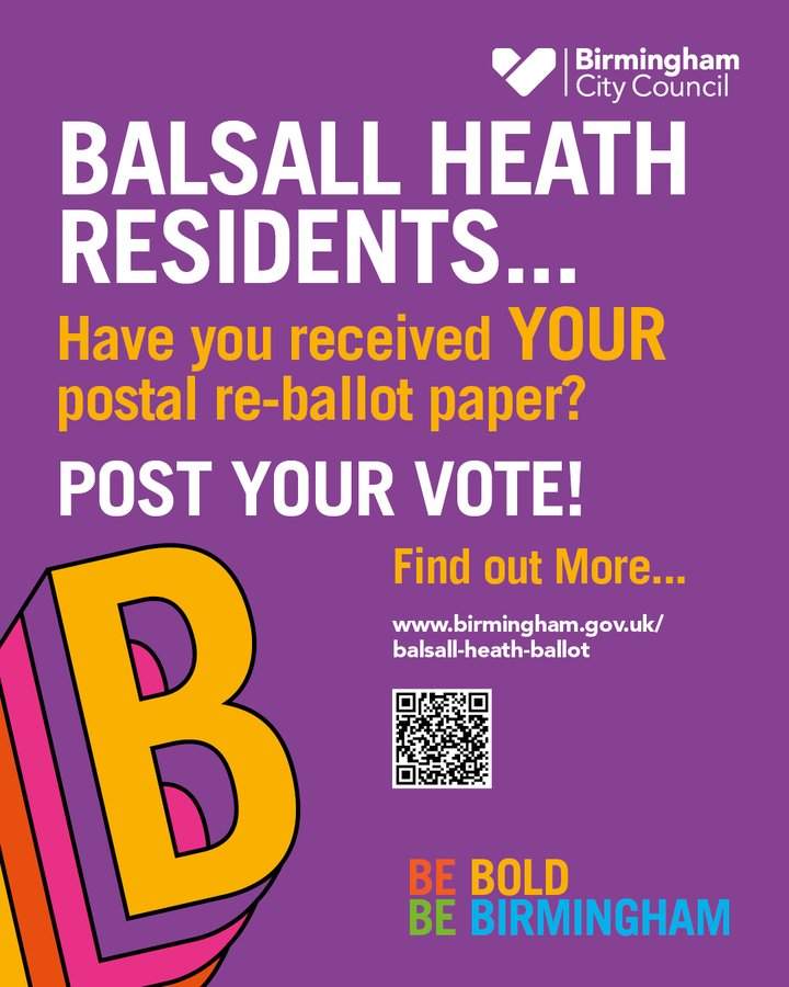 Balsall Heath Re-ballot flyer BCC